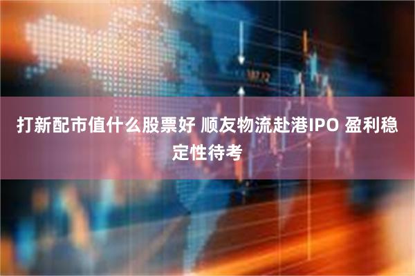 打新配市值什么股票好 顺友物流赴港IPO 盈利稳定性待考