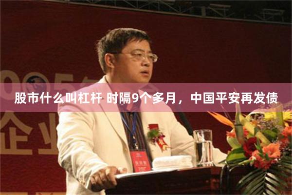 股市什么叫杠杆 时隔9个多月，中国平安再发债