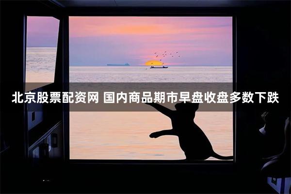 北京股票配资网 国内商品期市早盘收盘多数下跌